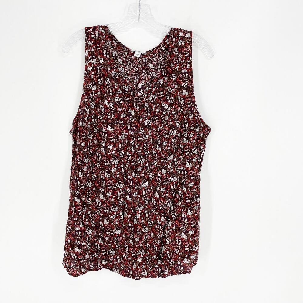 Sonoma Sleevelss Floral Top Size XL